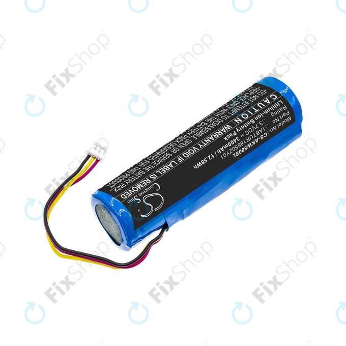 Batteria per Akai 5000 Solo, Ewi 5000, 1ABTUR18650ZY01, Li-Ion, 3400mAh, 3.7V, HQ