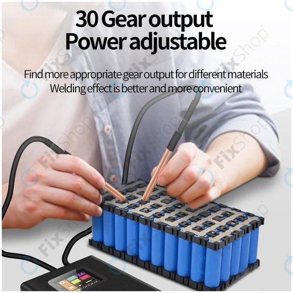 Saldatrice a punti portatile con display digitale 5000 mAh, Docreate SW