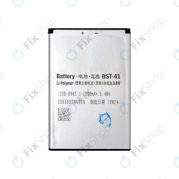 Batteria per Sony Xperia X10, Xperia 1, Xperia x2, Xperia Play, BST-41, 1500mAh