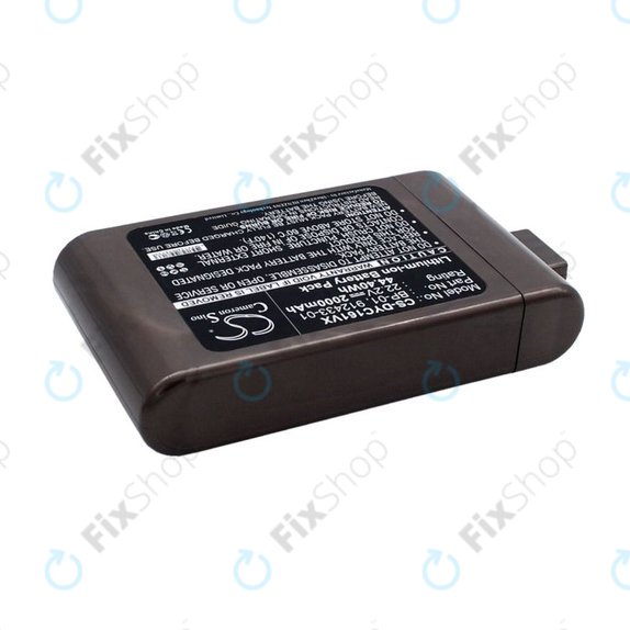 Batteria per Dyson DC12, DC16, BP-01, 912433-01, Li-Ion, 2000mAh, 22.2V, HQ