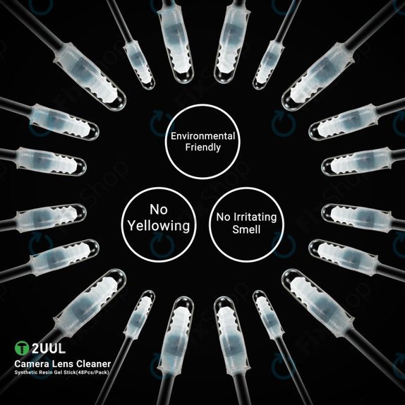 Bastoncini per la pulizia della lente della fotocamera, 48pcs, 2UUL CL21