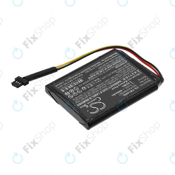 Batteria per TomTom One 140, Go 500, P2, Li-Ion, 950mAh, 3.7V, HQ