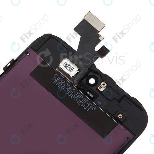 Schermo per iPhone 5, Black, Vetro touch con cornice