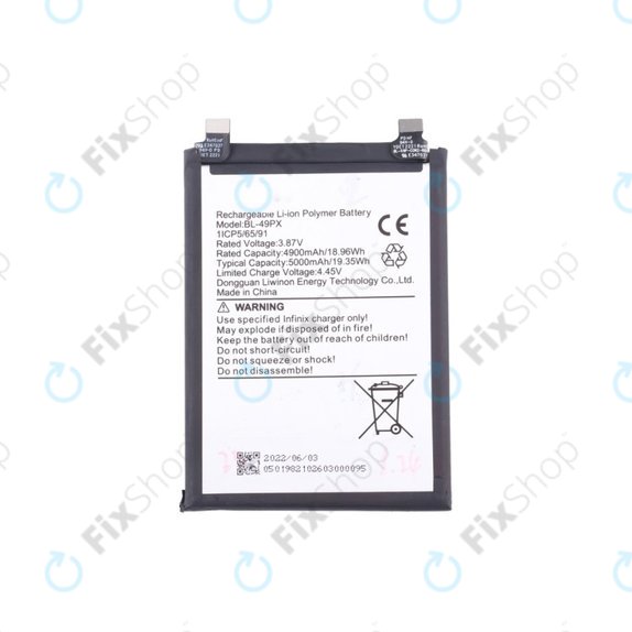 Batteria per Infinix Note 30 Pro, 30 VIP X6710, BL-49PX, 5000mAh