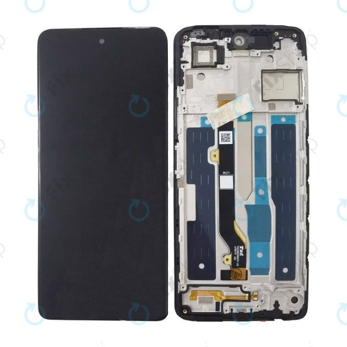 Schermo per Infinix Note 30, Obsidian Black, Vetro touch con cornice
