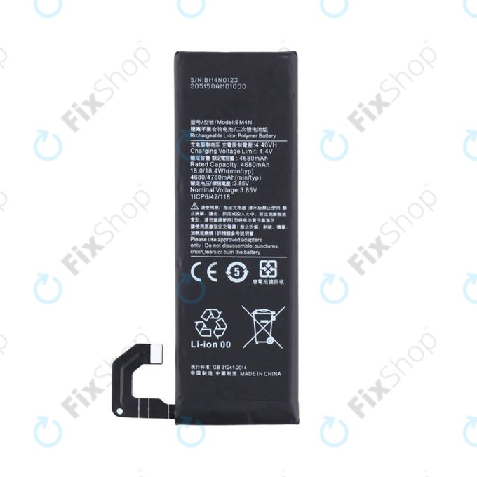 Batteria per Xiaomi Mi 10, BM4N, 4780mAh