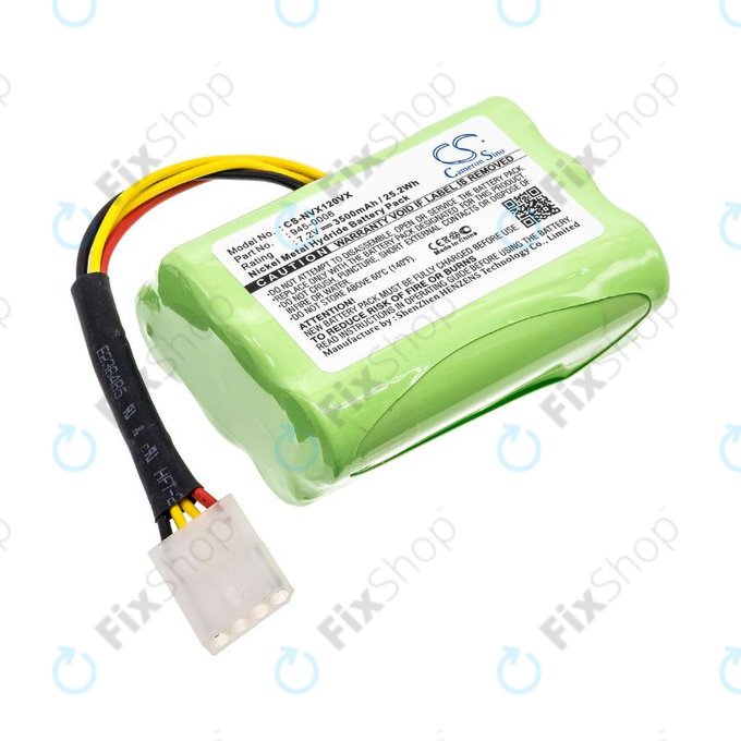 Batteria per Vorwerk Kobold VX100, 945-0006, Ni-MH, 3500mAh, 7.2V, HQ