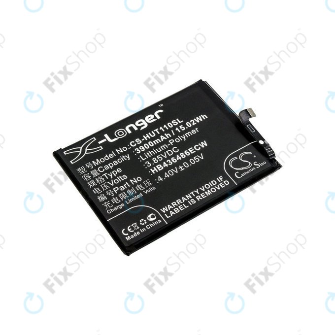 Batteria per Huawei Mate 10 Lite, Honor View 20, 3900mAh, Li-Pol, 3.85 V, HB436486ECW, HQ