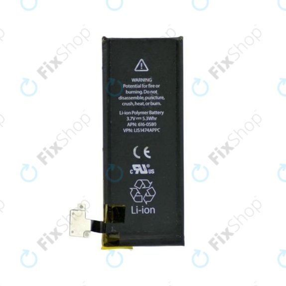 Batteria per iPhone 4S, 1430mAh