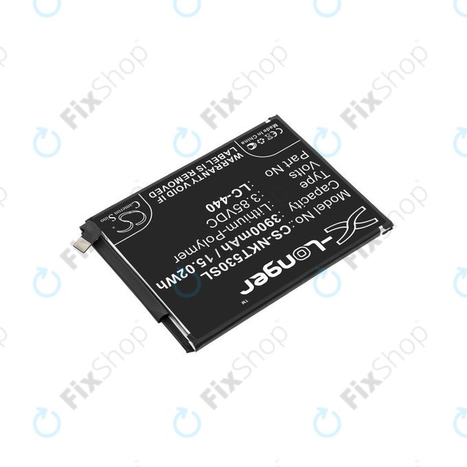 Batteria per Nokia 5.3, 3900mAh, Li-Pol, 3.85 V, LC-440, HQ