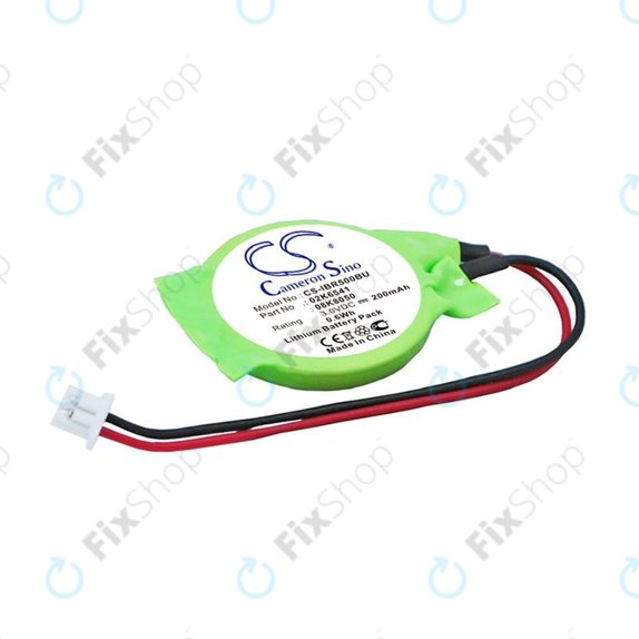Batteria di backup per Lenovo Thinkpad, 02K6541, Lithium, 200mAh, 3V, HQ