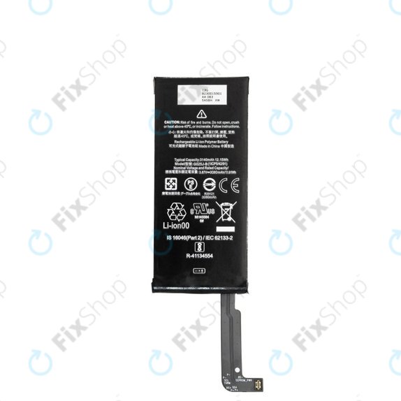 Batteria per Google Pixel 4a 4G, G025J-B, G823-00159-01, 3140mAh, Genuine Service Pack