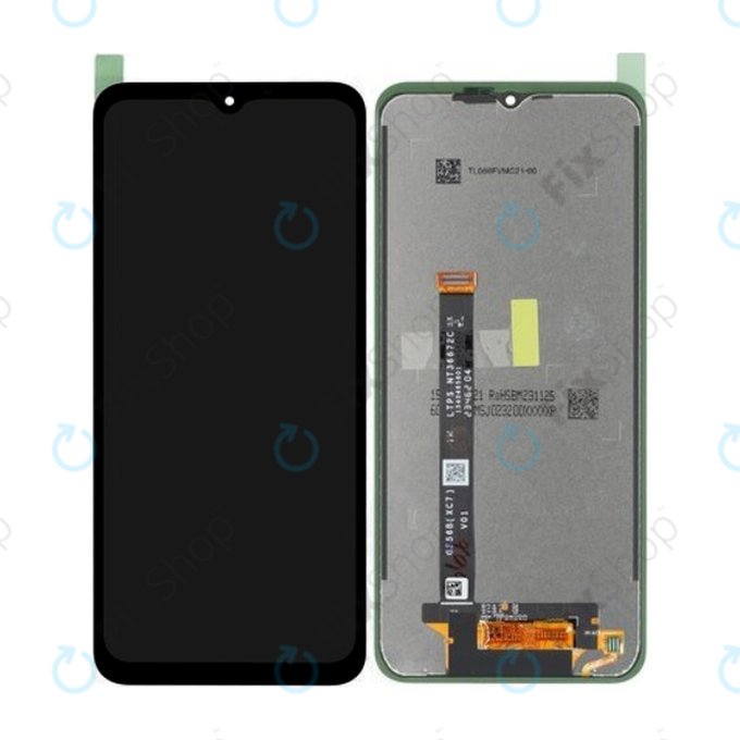 Schermo per Samsung Xcover 7 G556B, Vetro touch senza cornice, GH82-33685A, Genuine Service Pack