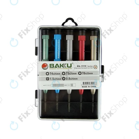 Set cacciaviti per notebook 5 pz, Baku BK-5530