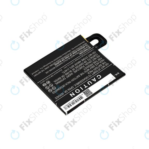 Batteria per Google Pixel 2 G011A, 2700mAh, Li-Pol, 3.85 V, G011A-B, HQ