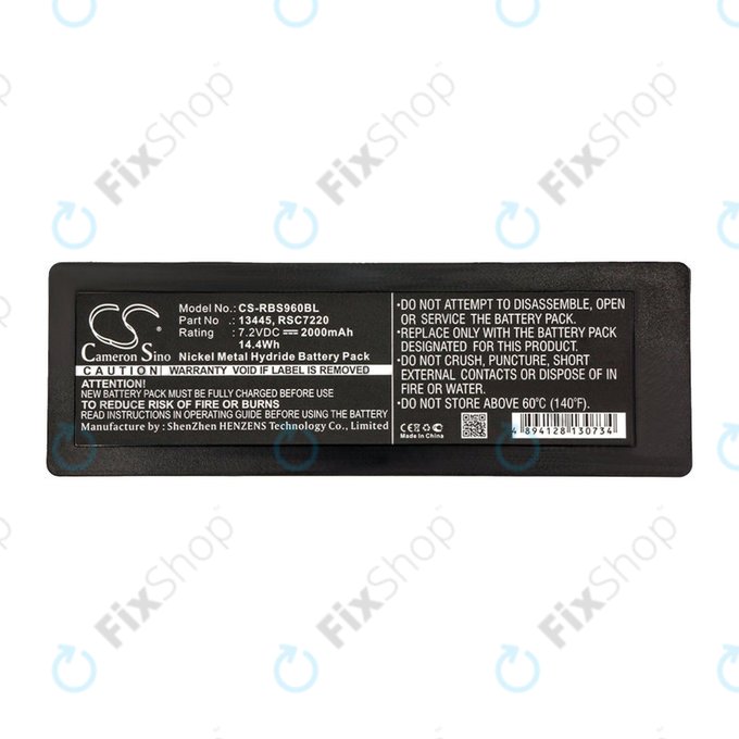 Batteria per Scanreco 590, 592, RSC7220, Ni-MH, 2000mAh, 7.2V, HQ