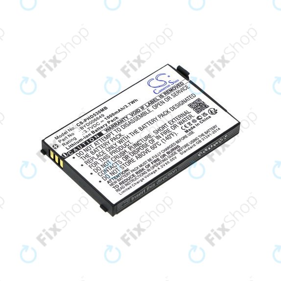Batteria per Philips Avent Eco SCD535 DECT, BYD001743, Li-Ion, 1000mAh, 3.7V, HQ