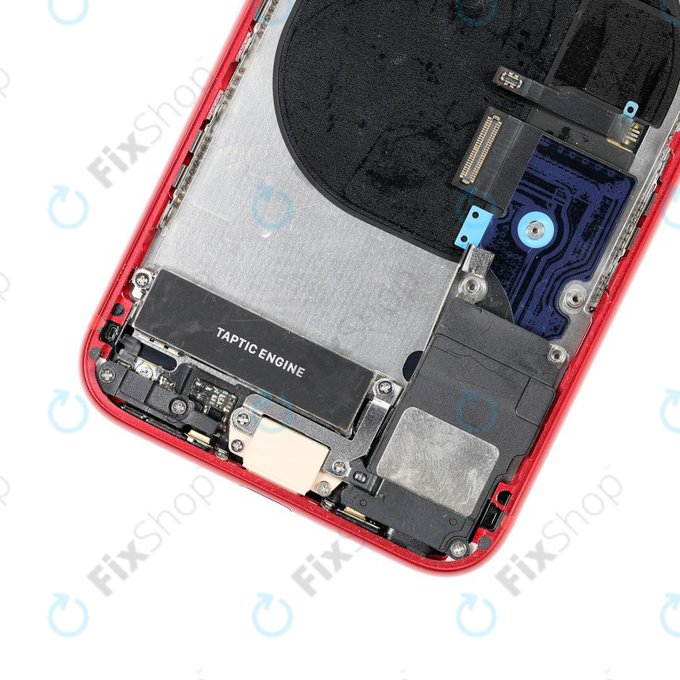 Scocca posteriore con piccoli componenti per iPhone 8, Red