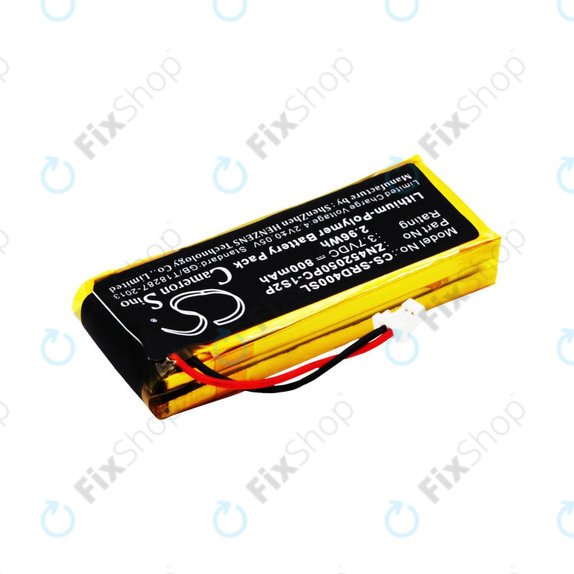 Batteria per Cardo Scala Rider G4, ZN452050PC-1S2P, Li-Pol, 3.7V, 800mAh, HQ