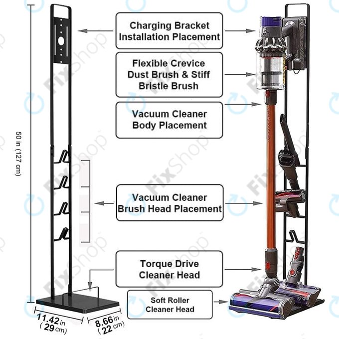 Supporto per Dyson serie V, Outsize, Gen5detect, serie DC