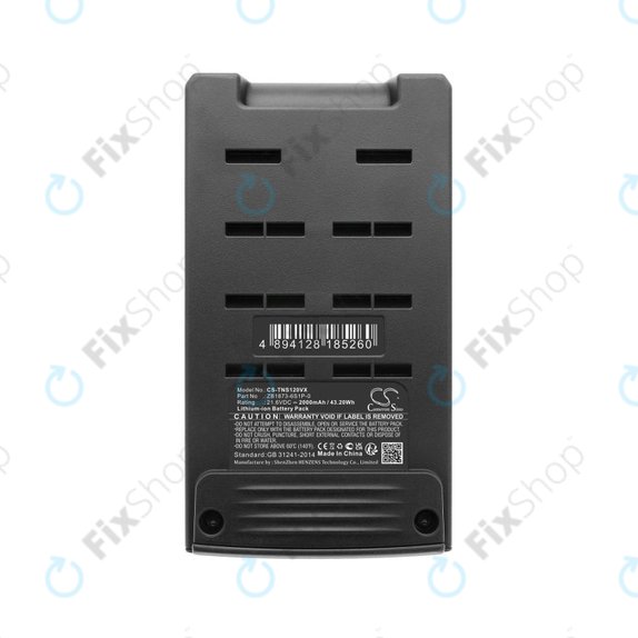 Batteria per Tineco P1, Pure One S12 ZB1873-6S1P-0, Li-Ion, 2000mAh, 21.6V, HQ