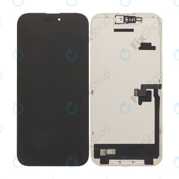 Schermo Soft OLED 120Hz per iPhone 16 Pro Max, Vetro touch con cornice, FixPremium PRO
