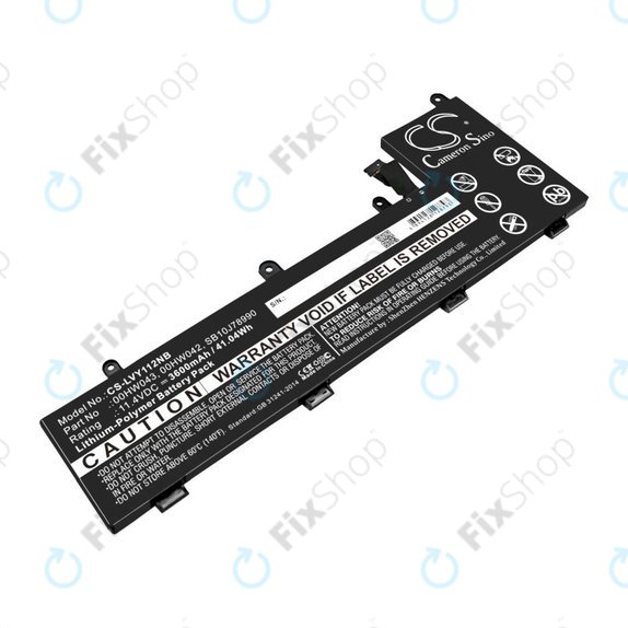 Batteria per Lenovo Yoga 11e, ThinkPad Yoga 11e ChromeBook 20, 00HW043, Li-Pol, 3600mAh, 11.4V, HQ