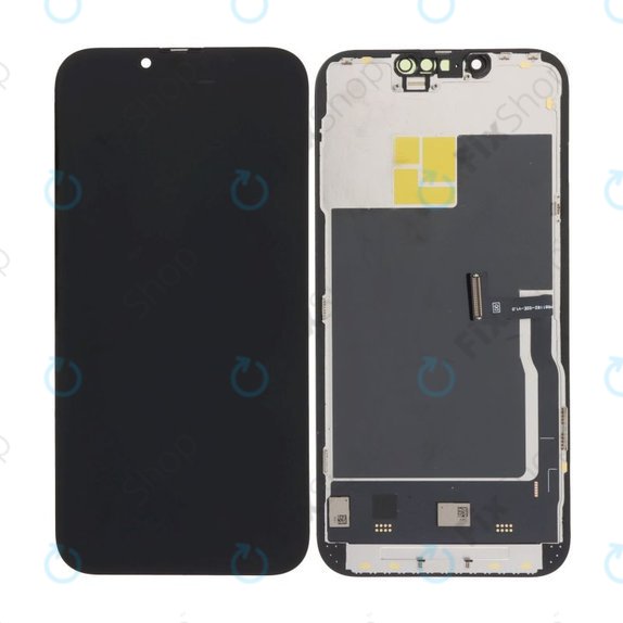Schermo Soft OLED 120Hz per iPhone 13 Pro, Vetro touch con cornice, FixPremium