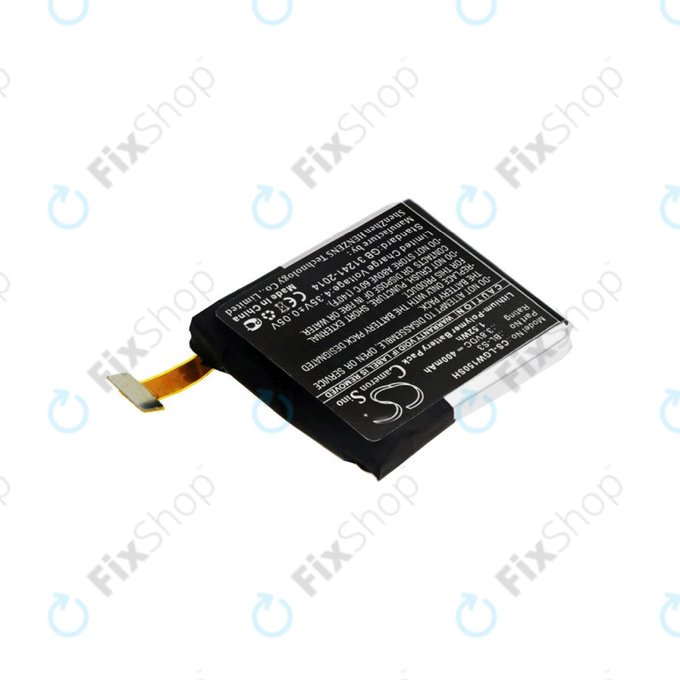 Batteria per LG W150, LG Watch Urbane BL-S3, Li-Pol, 400mAh, 3.8V, HQ