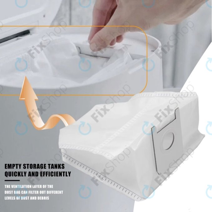 Sacchetto per aspirapolvere, 2 pz. per Roidmi EVE Plus