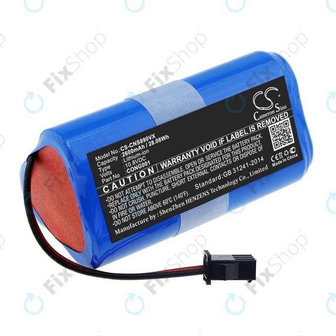Batteria per Sencor SRV 3160TQ, 3150OR, SRX CONG0001, Li-Ion, 2600mAh, 10.8V, HQ