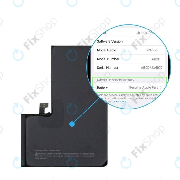 Batteria per iPhone 15 Pro Max, 661-36918, 4422mAh, Genuine Apple