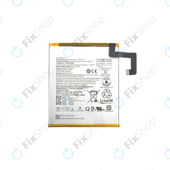 Batteria per Lenovo Tab M10 Plus, L19D1P32, 5000mAh
