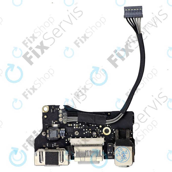 Scheda I/O (MagSafe 2, USB, Audio) per MacBook Air 13" A1466 (Mid 2013 - Mid 2017), Refurbished