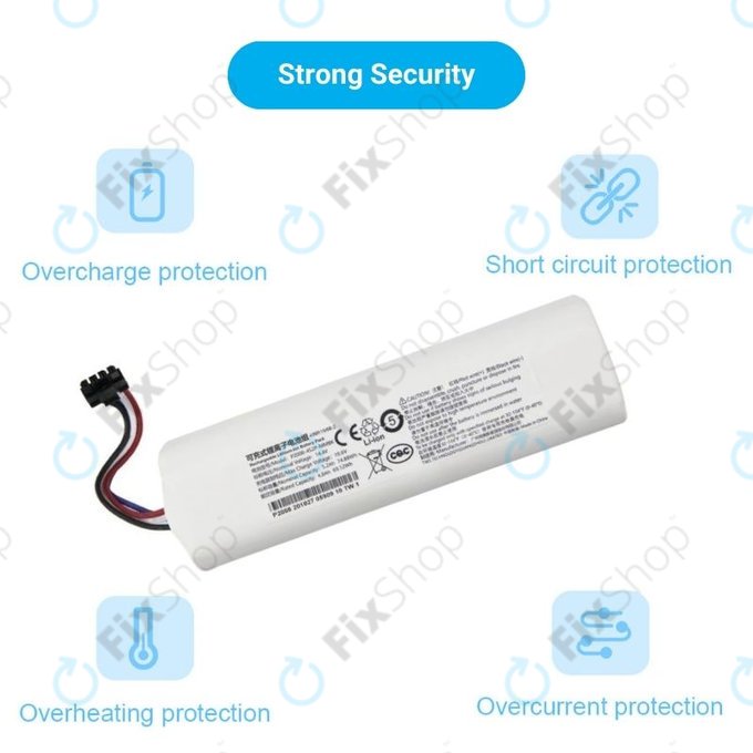 Batteria per Xiaomi Dreame-seriess, P1904-4S2P-mm, Li-Ion, 14.4V 5200mAh