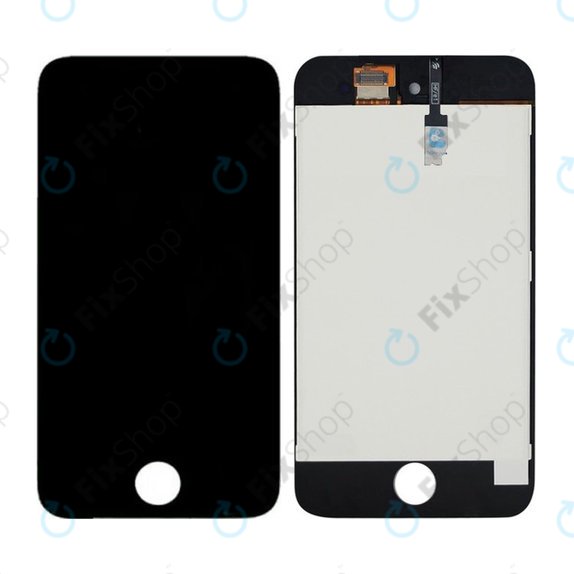 Schermo LCD per iPod Touch (4th Gen), Black, Vetro touch con cornice