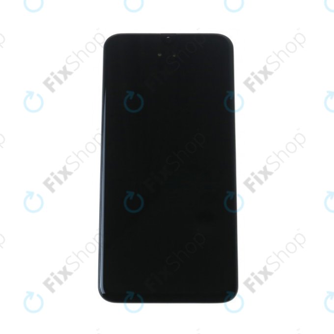 Schermo per Samsung A40 A405F, Black, Vetro touch con cornice, GH82-19672A, GH82-19674A, Genuine Service Pack