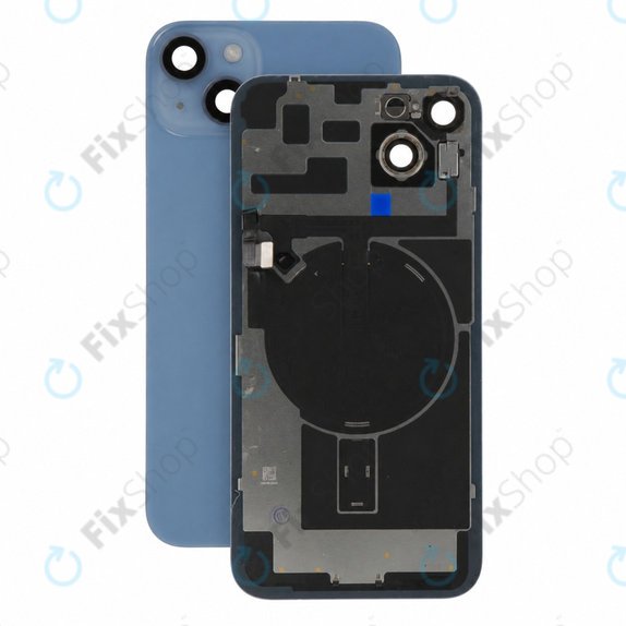 Vetro scocca posteriore per iPhone 14 Plus, Blue, Pulled A