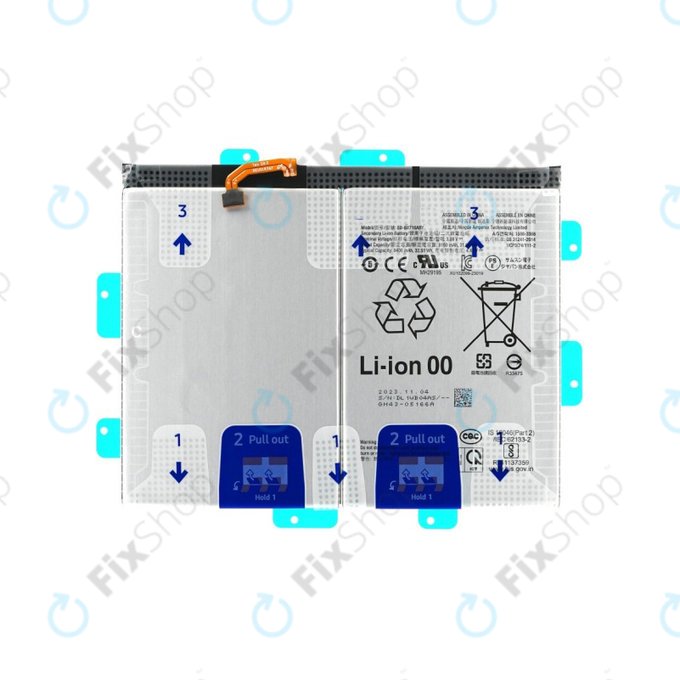 Batteria per Samsung Galaxy Tab S9 FE X510, X516, EB-BX516ABY, 8000mAh