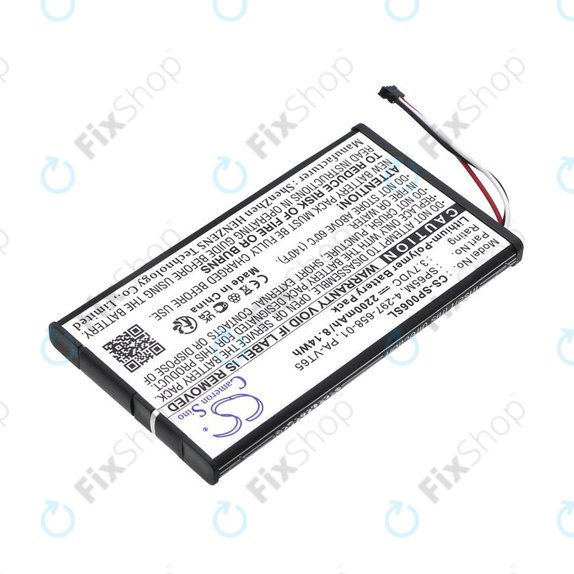 Batteria per Sony PS Vita, SP65M, Li-Pol, 2200mAh, 3.7V, HQ