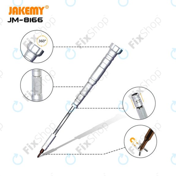 Kit cacciaviti multifunzione 61 in 1, Jakemy JM-8166
