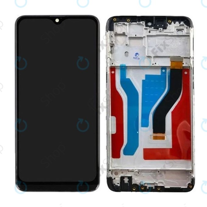 Schermo per Samsung A10s A107F, Vetro touch con cornice