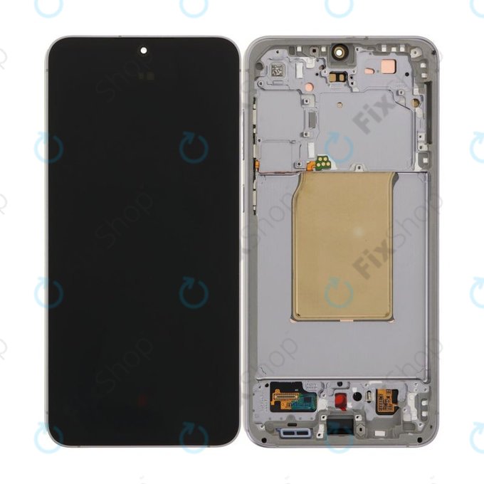 Schermo OLED per Samsung S25 FE, Jetblack, Vetro touch con cornice