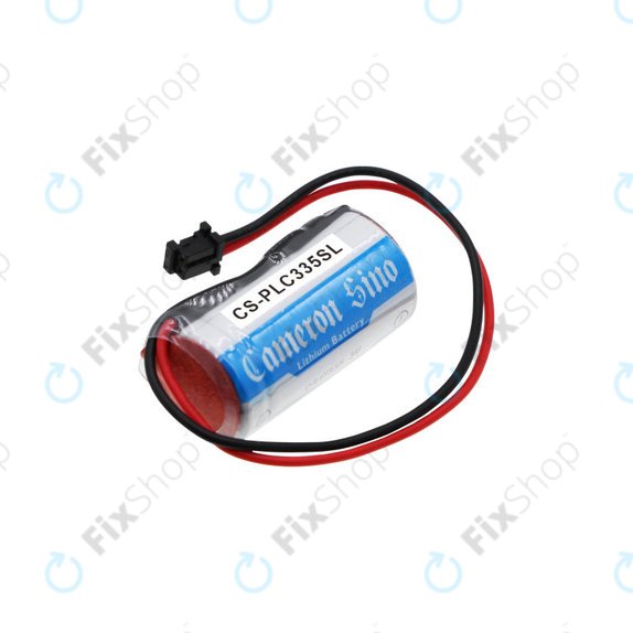 Batteria per Mitsubishi CR17335SE-R, Sanyo GT15-BAT, Li-MnO2, Q6BAT, 1800mAh, 3V, HQ