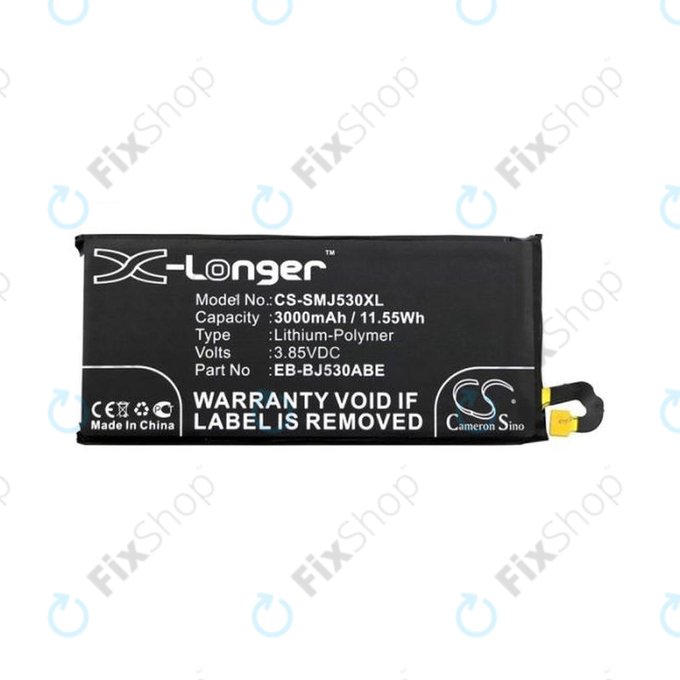Batteria per Samsung J5 J530F (2017), EB-BJ530ABE, 3000mAh, HQ