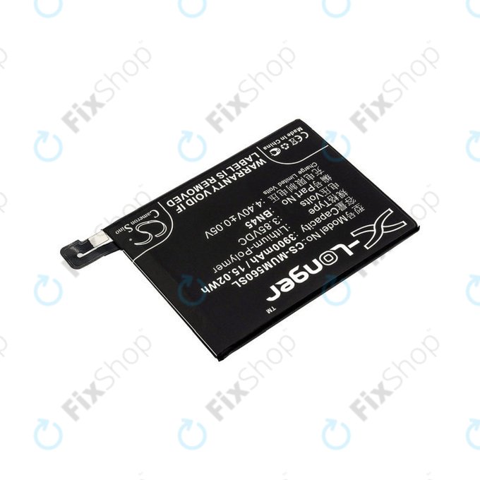 Batteria per Xiaomi Redmi Note 5, Redmi Note 5 Pro, 3900mAh, Li-Pol, 3.85 V, BN45, HQ