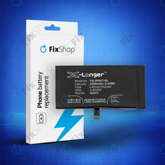 Batteria per iPhone 12 Mini, A2471, 2200mAh, HQ