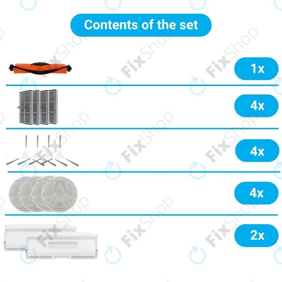 Set completo per Xiaomi Robot Vacuum H40