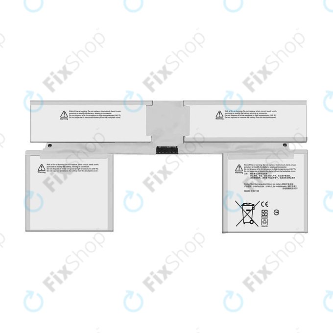 Batteria per Microsoft Surface Book 2, G3HTA021H, G3HTA023H, G3HTA024H, G3HTA048H, 6800mAh