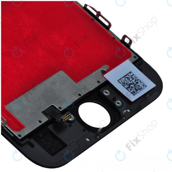 Schermo per iPhone 6S, Black, Vetro touch con cornice